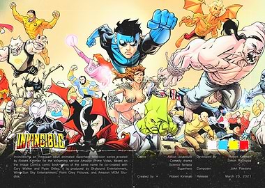 Invincible Comic Book Cover Art