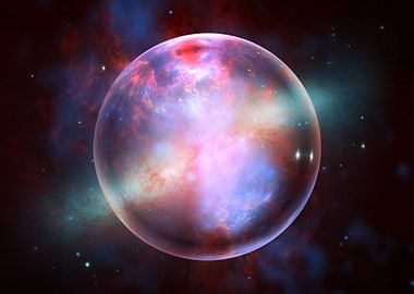 Nebula Planet in Space