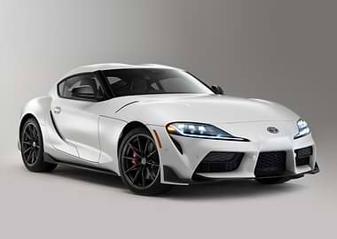 White Toyota Supra Car