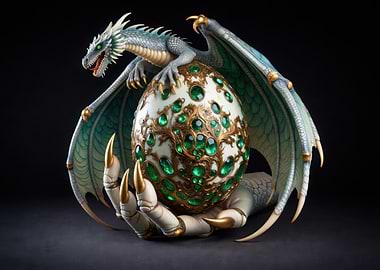 Dragon with Jeweled Egg