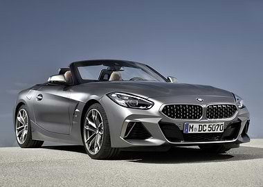 Silver BMW Z4 Roadster