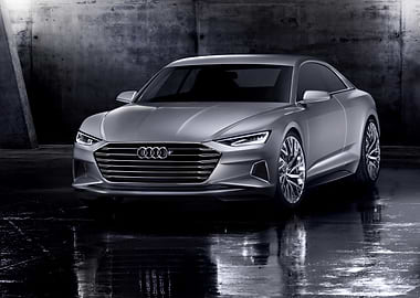 Silver Audi Car