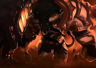 Powerful Minotaur Warrior