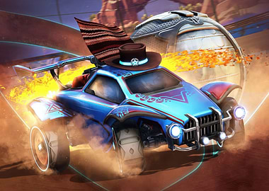 Rocket League Car with Western Theme