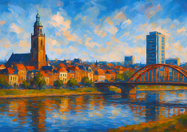 Nijmegen, the Netherlands painting