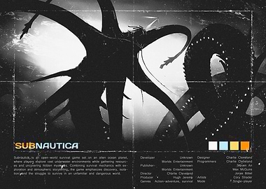 Subnautica Game Poster