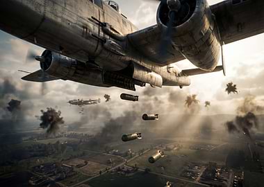 World War II Bomber Raid
