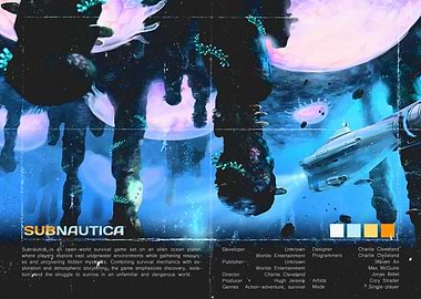Subnautica Game Poster