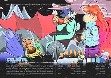 Celeste Game Cover Art