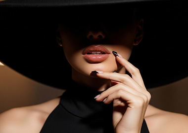 Elegant Woman in Hat