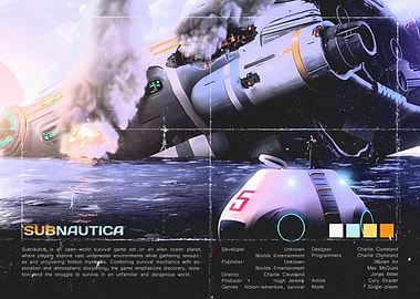 Subnautica Game Poster