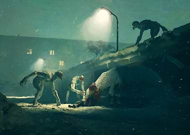 Winter Attack by Monsters