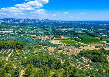Aerial View of Rural Landscape