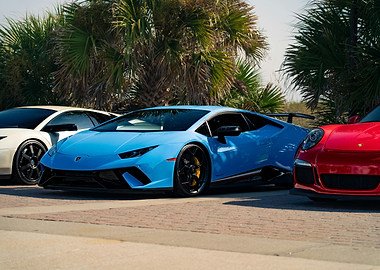 Exotic Cars on Display