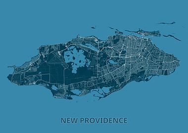New Providence Island Map