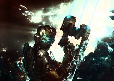 Dead Space Isaac Clarke in action