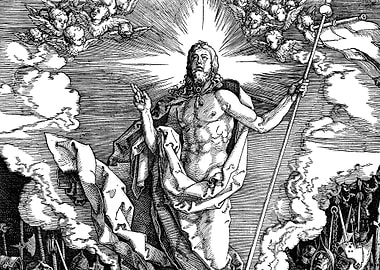 Resurrection of Christ Albrecht Durer Engraving