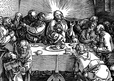 The Last Supper Albrecht Durer Engraving