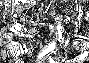 The Betrayal of Christ Albrecht Durer Engraving