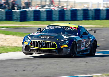 Mercedes-AMG GT3 Race Car on Track