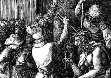 Christ Crowned with Thorns Albrecht Durer Engraving