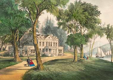 A mansion of the olden time