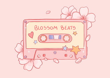 Blossom Beats Cassette Tape