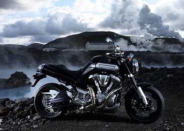 Yamaha MT-01 Motorcycle in Iceland