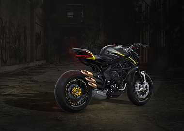 MV Agusta Dragster motorcycle in alley