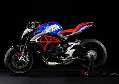 MV Agusta Motorcycle Studio Shot