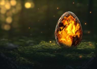Dragon Egg in Forest