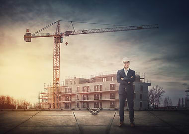 Construction Engineer at Building Site