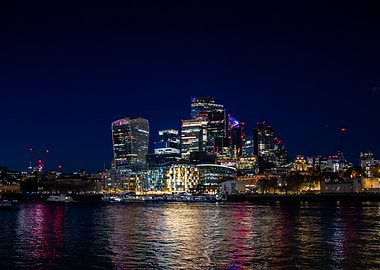 London Cityscape at Night