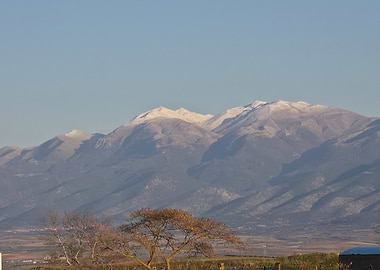 Snow-Capped Mountains Landscape