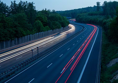 Lichtspuren der Geschwindigkeit