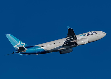 Air Transat Airbus A330 in flight