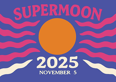 Supermoon 2025 November 5 Poster