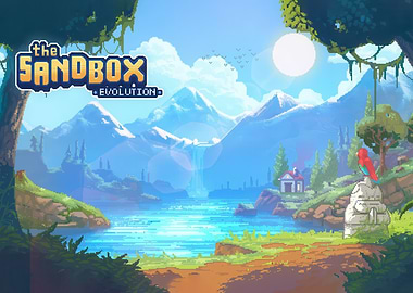 The Sandbox Evolution Pixel Art Landscape