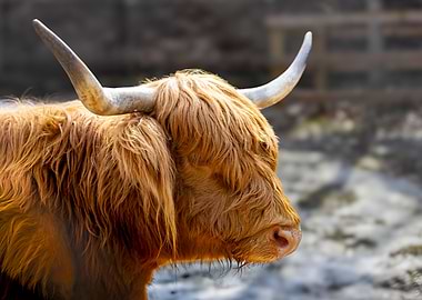 Highland Cattle Portrait