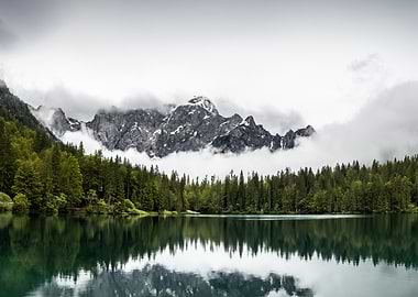 Mountain Lake Reflection