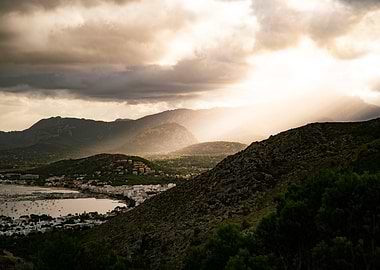 Coastal Town Landscape at Cala Formentor