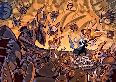 Hollow Knight Group Scene