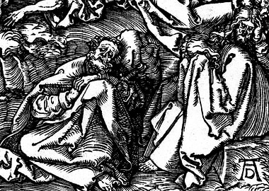 Christ on the Mount of Olives Albrecht Durer Engraving