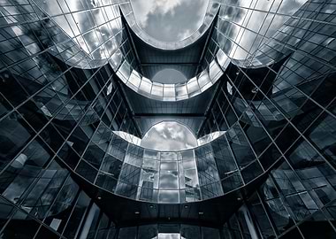 Modern Architecture Skyward View