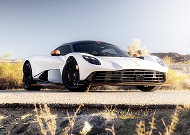 Aston Martin Valhalla White