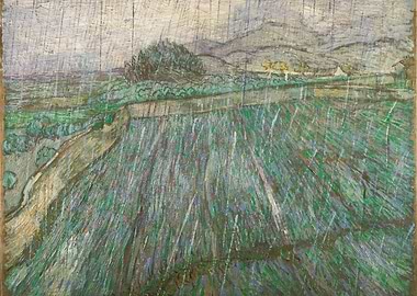 Rainy Landscape Painting