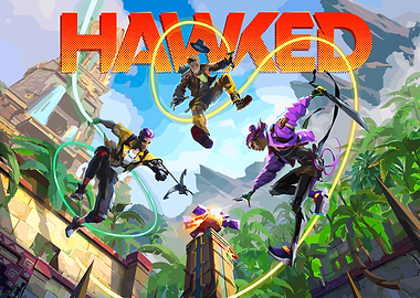 Hawked Game Characters Action Scene