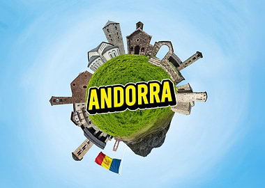 Andorra Tiny Planet