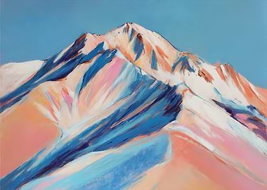 Mountain Peak Painting