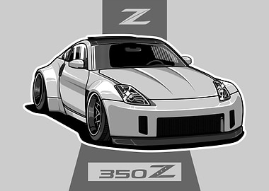 Nissan 350Z Car Landscape